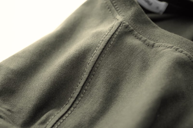 KLIEGOU Mens Cotton Hipster Hip Hop Longline Long Sleeve T Shirt 67(ArmyGreen L) - Image 4